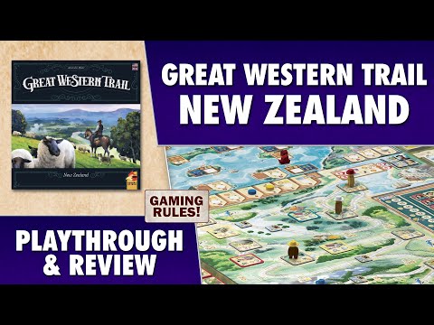 Great Western Trail - New Zealand: Playthrough & Review