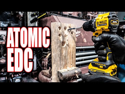 STUBBY DRILL - DeWalt DCD794 ATOMIC 20V Brushless Drill Driver Review [Shortest DeWalt Drill]