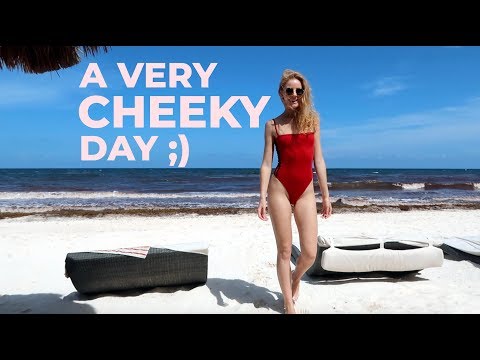 CHILL BEACH DAY | Tulum, Mexico Travel Vlog