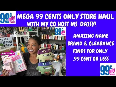 MEGA 99 CENTS ONLY STORE HAUL~AMAZING NAME BRAND FINDS & CLEARANCE FOR .99 CENTS OR LESS~SCORE!