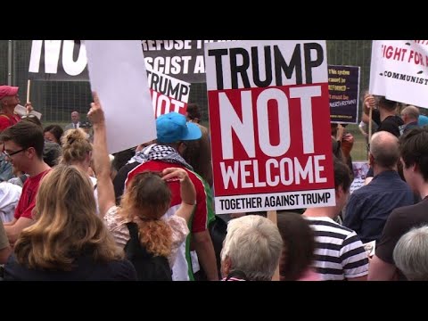 Les Londoniens manifestent contre la visite de Trump