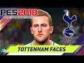 Pro Evolution Soccer 2018 Tottenham Faces Pro Evolution Soccer 2018 Tottenham Faces