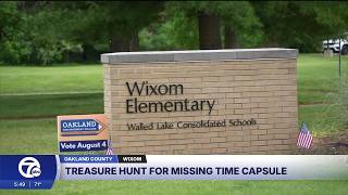 Wixom hunting for missing time capsule