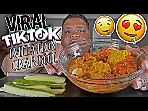 I MADE THE VIRAL TIKTOK IMITATION CRAB BOIL | IT WAS SOOO GOOD 🤤🤤🤤