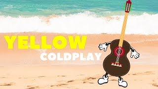 Yellow - Coldplay (Acoustic Guitar Karaoke)