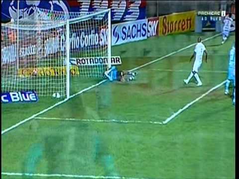 Gol do atacante Paulo Sérgio na vitória de 3 a 1 do Paraná sobre o Paysandu