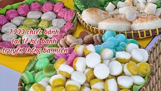 1000 chiếc bánh 3 miền, tại lễ hội bánh truyền thống diễn ra tại Bắc Ninh, ae nhận ra loại nào?