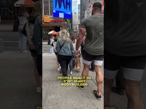 Giant Bodybuilder Walk's In Public😲