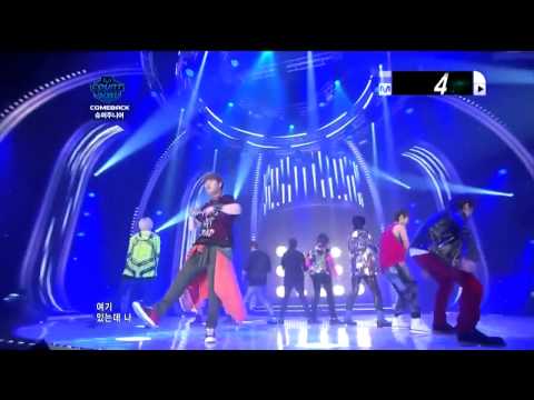 [HD] Super Junior - Super Man @ Mnet [110811] Comebackstage!