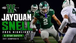 JayQuan Snell 2025 Highlights | Elite 2027 Safety | Texas A&M Commit