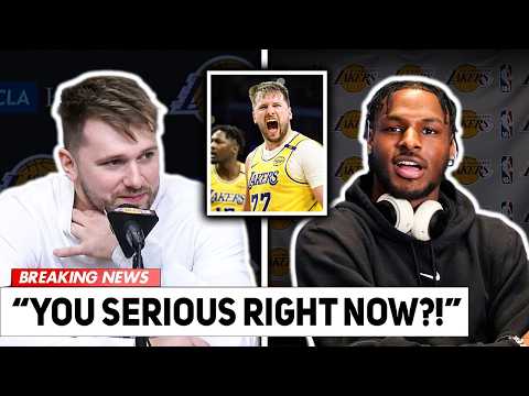 Luka Dončić SNAPS On Bronny James During Live Broadcast.. (Fans Shocked!)