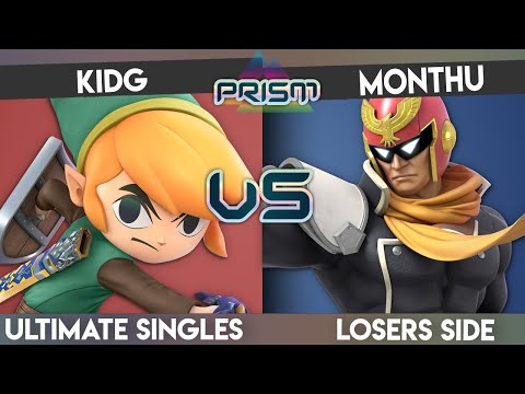 PRISM 183 - KidG (Toon Link) vs. Monthu (Captain Falcon) - Losers Side - Smash Ultimate Singles