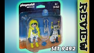 Playmobil 9492  SPACE   Raumfahrer mit Roboter Doppelpack