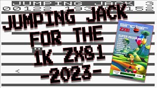 Jumping Jack for the 1K ZX81 from Dr. Beep (2023)