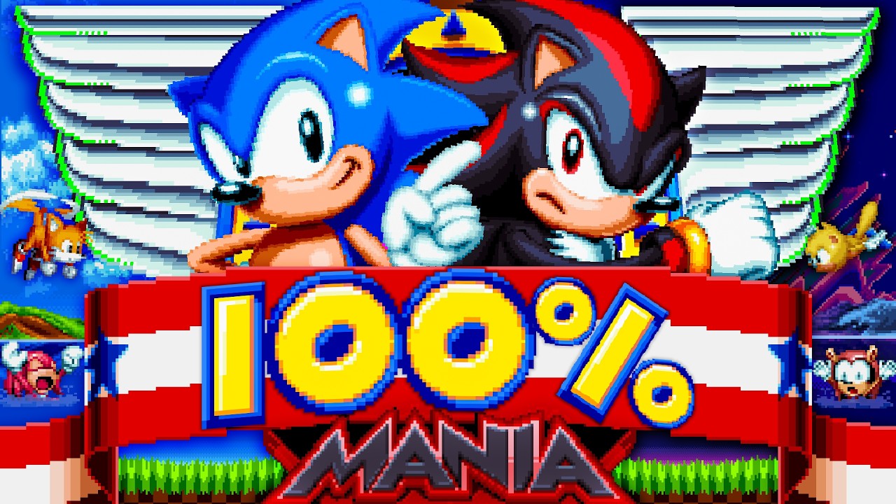 I 100%'d Sonic Mania as...Shadow?