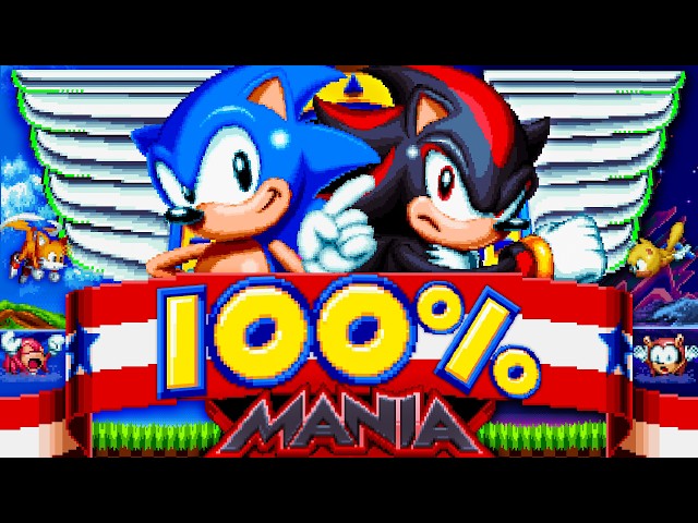 I 100%'d Sonic Mania as...Shadow?