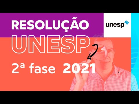 RESOLUÇÃO UNESP 2021 SEGUNDA FASE 🐧  Professor Pinguim