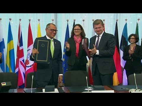 التوقيع على اتفاقية للتجارة الحرة بين الإتحاد الأوروبي والإكوادور