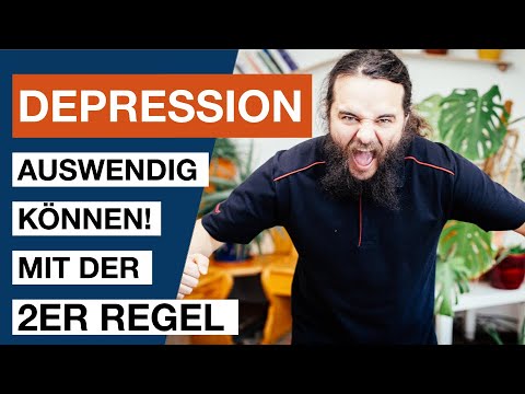 Schweregrade der Depression diagnostizieren mit der 2er-Regel - Heilpraktiker für Psychotherapie