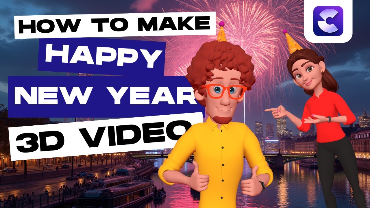 MAKE 3D VIDEO for EPIC New Year Wishes!