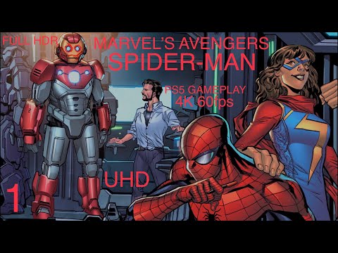 Marvel's Avengers SPIDER-MAN New DLC Gameplay Walkthrough 4K 60fps Ultra HD 2160p Part 1
