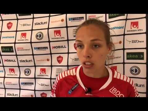 Spelarintervju - Nr 7. Anna Björk Kristjánsdóttir - LB07 vs Piteå IF - 170423