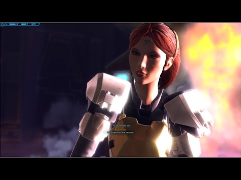 SWTOR KOTFE | T7-01 reacts to Jedi Knight