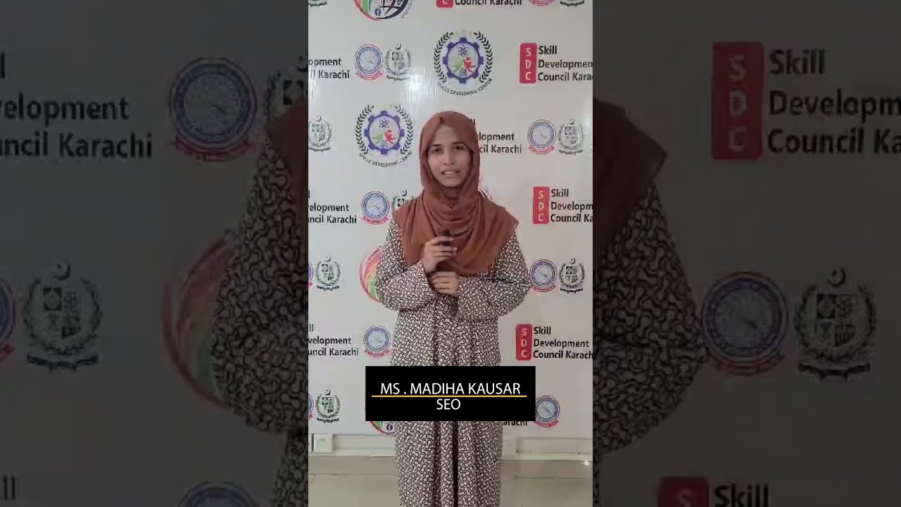 SDC Karachi Internship Program! Hear from our talented intern!