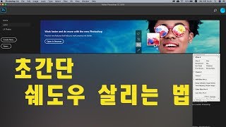 (포토샵 초급) 초초간단 쉐도우 살리는 법
