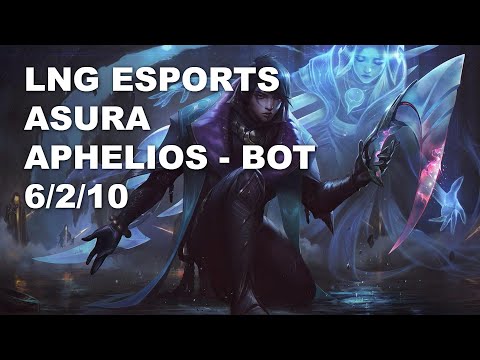 LNG Esports Asura Bot Aphelios vs Tahm Kench - KR Challenger Rank Game