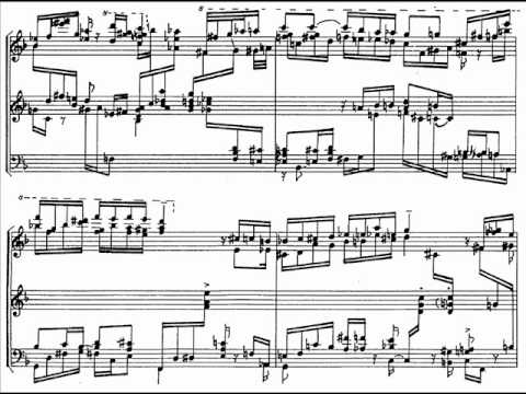 Hamelin plays Weissenberg - Sonata in a state of jazz (4th mvt) Audio + Sheet music