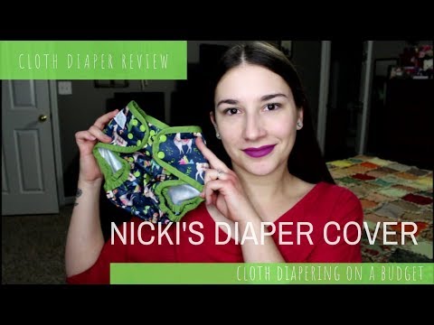 Nicki's One Size Cloth Diaper Cover Review with Two Toddlers Demo