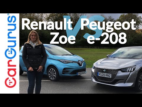 2020 Renault Zoe vs Peugeot e-208: Battle of the electric superminis! | CarGurus UK