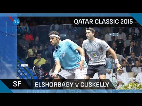 Squash: Qatar Classic 2015 - Men's SF Highlights: Elshorbagy v Cuskelly