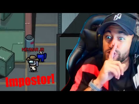 Neymar Jr Is The Impostor in Among Us | Neymar Twitch Highlights