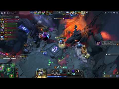 OG Topson [Tiny] player perspective - Vikin.gg vs OG -- OMEGA League: Europe Immortal Division