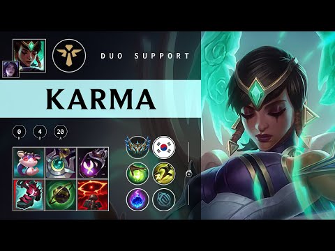 Karma Support vs Senna - KR Challenger Patch 25.24