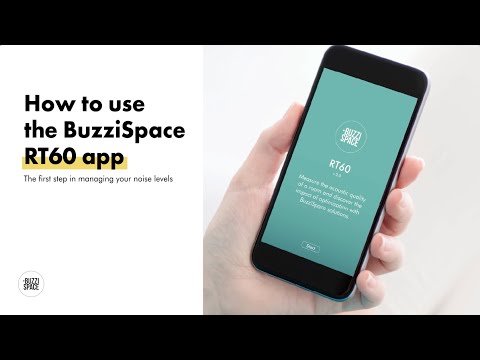 How to use the BuzziSpace RT60 v3.0 app