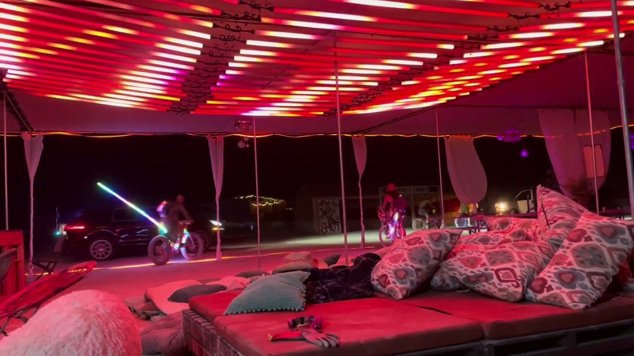 LED ceiling animation