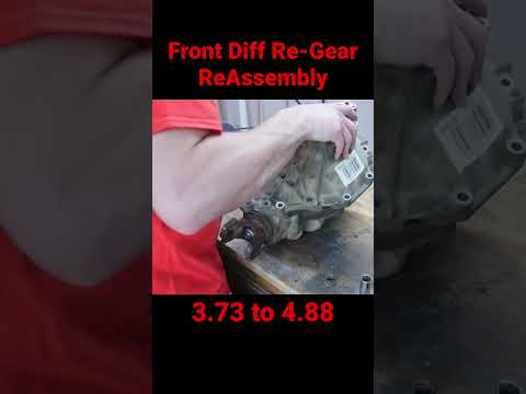 3.73 to 4.88 gears on a GM 8.25 front differential!