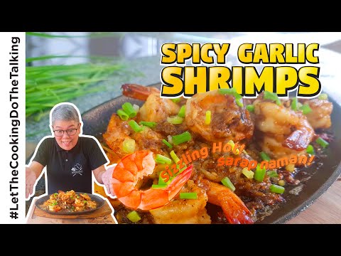 Sizzling Spicy Garlic Shrimps | Easy Way of Cooking | Simple Garlic Shrimps Recipe