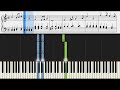 Copacabana (Barry Manilow) on Piano - Tutorial with Sheet Music