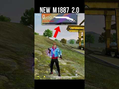 New M1887 2.0 🔥 M1887 Infinite in Free Fire New Update OB48 #srikantaff