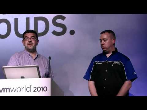 VMworld 2010 Copenhagen -- Alan Renouf and Luc Dekens on stage