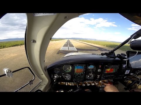 Mooney M20E Flight from Boise to West Yellowstone [KBOI-KWYS]