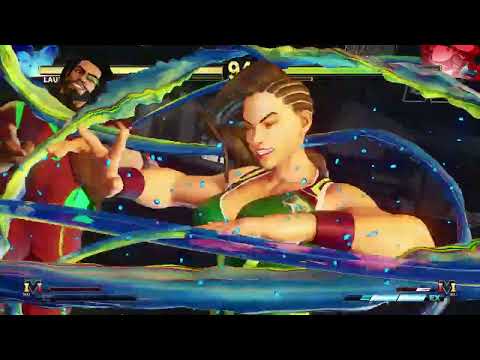 STREET FIGHTER V Laura vs Rashid