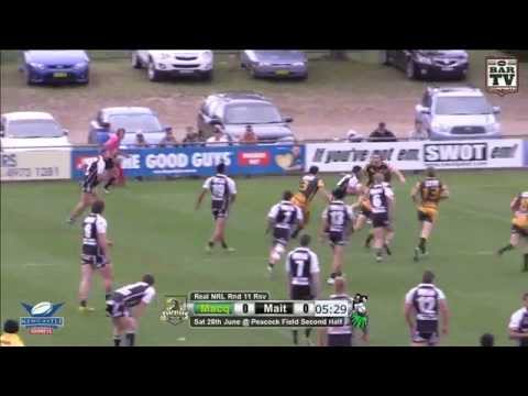 Real NRL Round 11 Reserve Grade Highlights - Macquarie Scorpians v Maitland Pickers