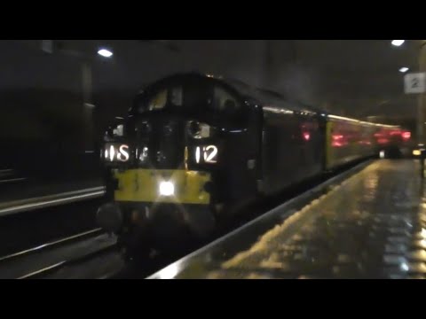 37057 and 37612 haul a 'New Measurement Train' through Bescot - 23/10/19