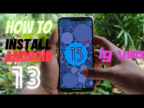 How to install android 13 on lg v50