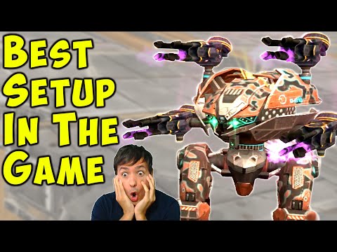 War Robots MOST POWERFUL Setup: PULSAR LEECH Mk2 Gameplay WR